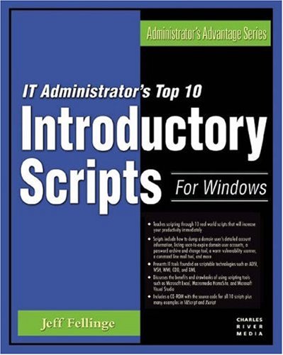 Imagen de archivo de IT Administrator's Top 10 Introductory Scripts for Windows a la venta por Better World Books