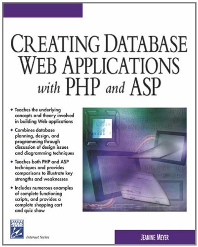 9781584502647: Creating Database Web Applications with PHP and ASP (Internet Series)