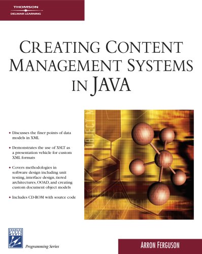 Beispielbild fr Creating Content Management Systems in Java zum Verkauf von Better World Books