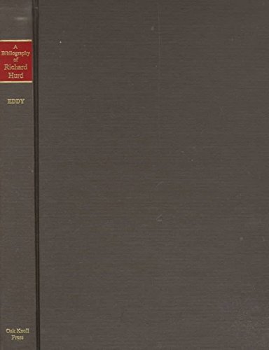 9781584560029: The Bibliography of Richard Hurd