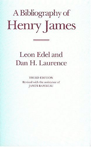 Beispielbild fr A Bibliography Of Henry James second Edition zum Verkauf von Willis Monie-Books, ABAA