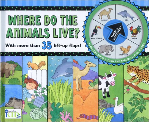 Beispielbild fr Turn & Discover: Where Do the Animals Live? zum Verkauf von WorldofBooks