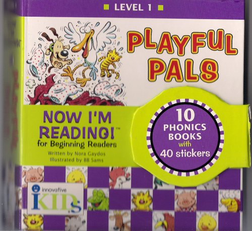 9781584762522: Now I'm Reading! Level 1: Playful Pals Children's Beginning Readers Set (10 Phonics Books with 40 Stickers) (Now I'm Reading! for Begining Readers, Level 1)