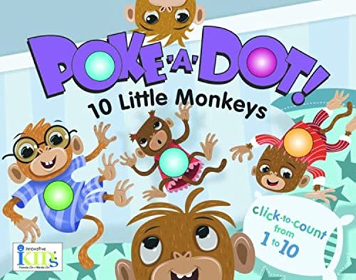 Beispielbild fr Poke-A-Dot: 10 Little Monkeys (30 Poke-able poppin; dots) zum Verkauf von Off The Shelf