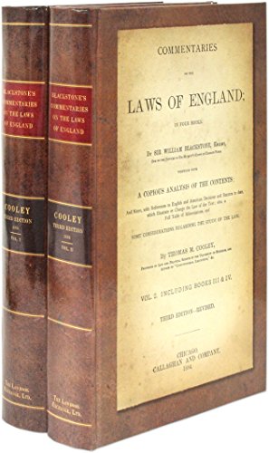 9781584773610: Blackstone's Commentaries on the Laws of England: In Four Books