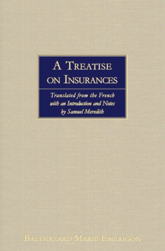 9781584775379: A Treatise On Insurances