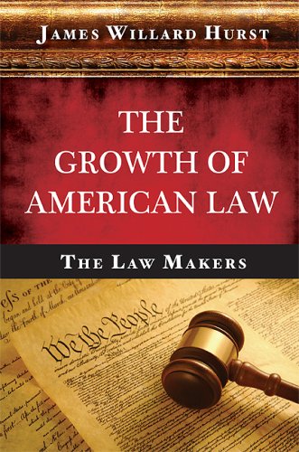Imagen de archivo de The Growth of American Law: The Law Makers a la venta por Best and Fastest Books
