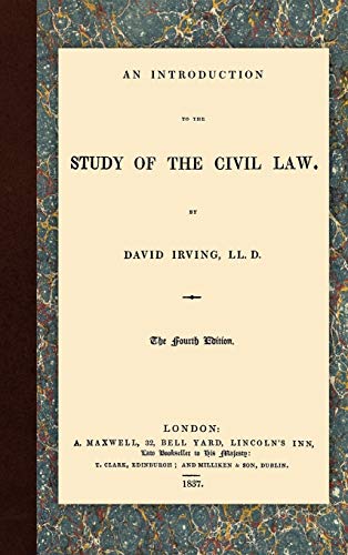 9781584779933: An Introduction to the Study of the Civil Law