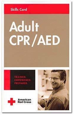 Beispielbild fr Adult CPR/AED Skills Card zum Verkauf von Jenson Books Inc