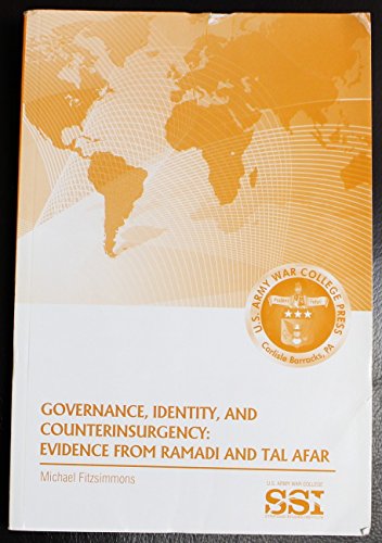 Immagine stock per Governance, Idenity, and Counterinsurgency: Evidence From Ramadi and Tal Afar