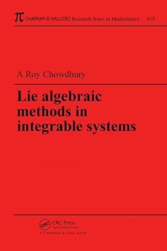 9781584880370: Lie Algebraic Methods in Integrable Systems