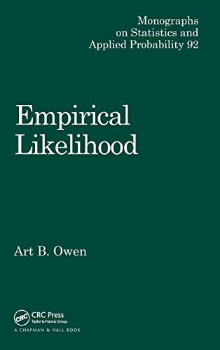 9781584880714: Empirical Likelihood (Chapman & Hall/CRC Monographs on Statistics and Applied Probability)