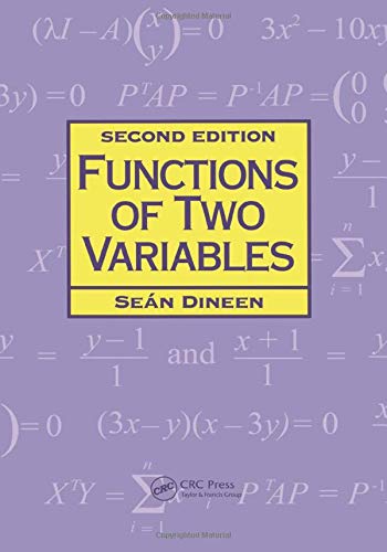 Beispielbild fr Functions of Two Variables (Chapman Hall/CRC Mathematics) zum Verkauf von WorldofBooks