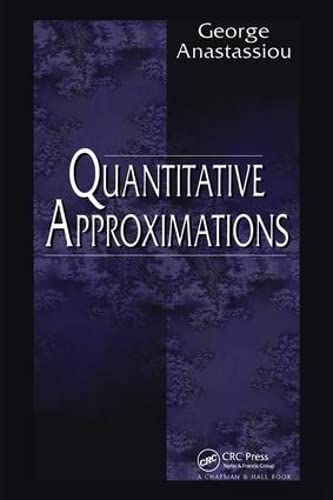 9781584882213: Quantitative Approximations