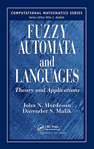 Beispielbild fr Fuzzy Automata and Languages : Theory and Applications zum Verkauf von Buchpark