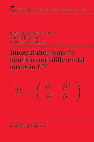 Imagen de archivo de Integral Theorems for Functions and Differential Forms in C(m) a la venta por Revaluation Books