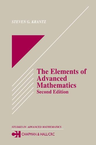 Imagen de archivo de The Elements of Advanced Mathematics, Second Edition (Textbooks in Mathematics) a la venta por Wonder Book