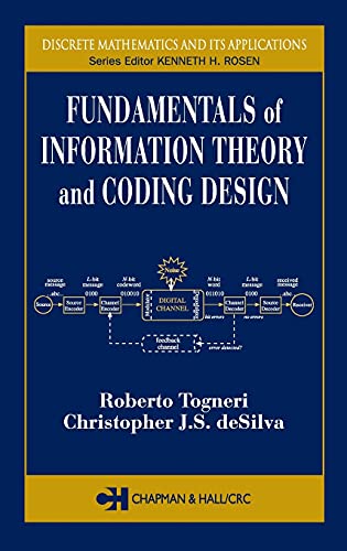9781584883104: Fundamentals of Information Theory and Coding Design (Discrete Mathematics and Its Applications)
