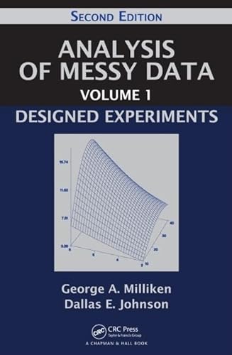Beispielbild fr Analysis of Messy Data Volume 1: Designed Experiments, Second Edition zum Verkauf von HPB-Red