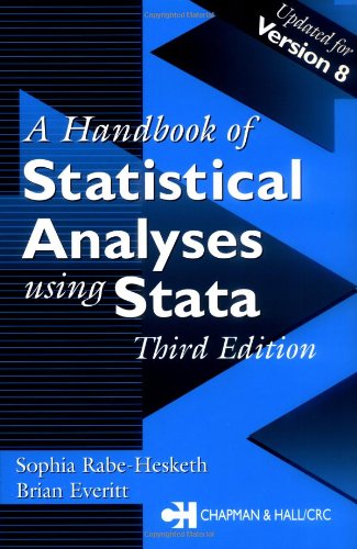 Beispielbild fr Handbook of Statistical Analyses Using Stata, Third Edition (English and Chinese Edition) zum Verkauf von SecondSale