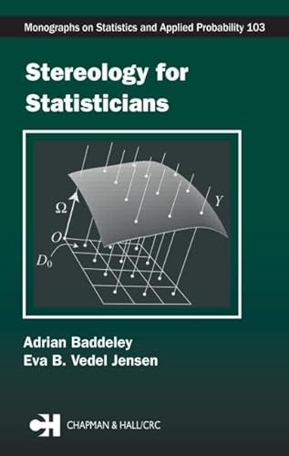 Beispielbild fr Stereology For Statisticians and Eva B. Vedel Jensen. Chapman & Hall. 2005. Hardcover. 395pp. References. Monographs on Statistics and Applied Probability 103. zum Verkauf von Antiquariaat Ovidius