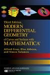 Modern Differential Geometry of Curves and Surfaces with Mathematica (Textbooks in Mathematics) (9781584884484) by Abbena, Elsa; Salamon, Simon; Gray, Alfred