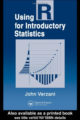 Beispielbild fr Using R for Introductory Statistics (Chapman & Hall/CRC The R Series) zum Verkauf von Wonder Book