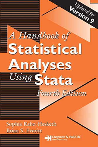 Imagen de archivo de Handbook of Statistical Analyses Using Stata, fourth edition a la venta por RiLaoghaire