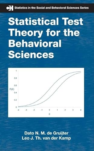 9781584889588: Statistical Test Theory for the Behavioral Sciences