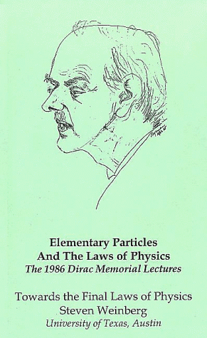 9781584900139: Towards the Final Laws of Physics: The 1986 Dirac Memorial Lecture (Book & VHS-NTSC Tape)