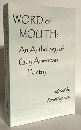 Beispielbild fr Word of Mouth: An Anthology of Gay American Poetry zum Verkauf von KuleliBooks