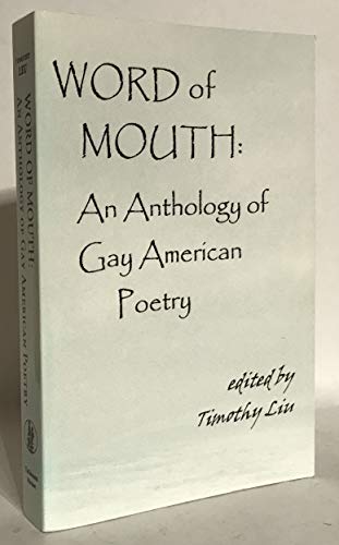 9781584980063: Word of Mouth: An Anthology of Gay American Poetry