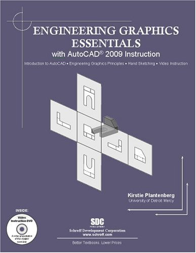 Beispielbild fr Engineering Graphics Essentials with AutoCAD 2009 Instruction zum Verkauf von HPB-Red