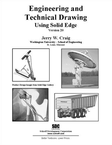 9781585034840: Engineering and Technical Drawing Using Solid Edge Version 20