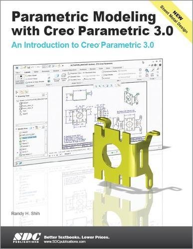 Beispielbild fr Parametric Modeling with Creo Parametric 3.0 zum Verkauf von HPB-Red