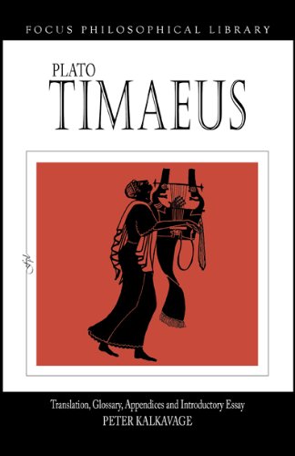 Stock image for Plato: Timaeus (Focus Philosophical Library) for sale by Books of the Smoky Mountains