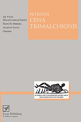 Beispielbild für Petronius Cena Trimalchionis Lingua Latina zum Verkauf von PBShop.store US