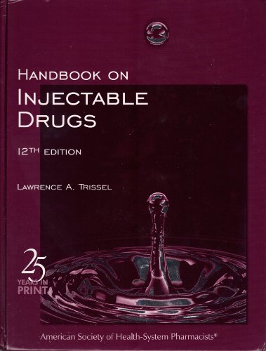 Stock image for Handbook on Injectable Drugs for sale by HPB-Red