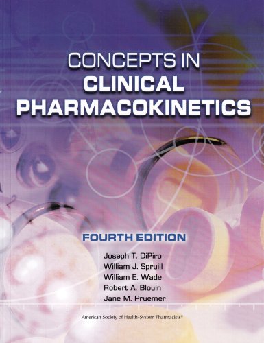 Beispielbild fr Concepts in Clinical Pharmacokinetics zum Verkauf von Better World Books