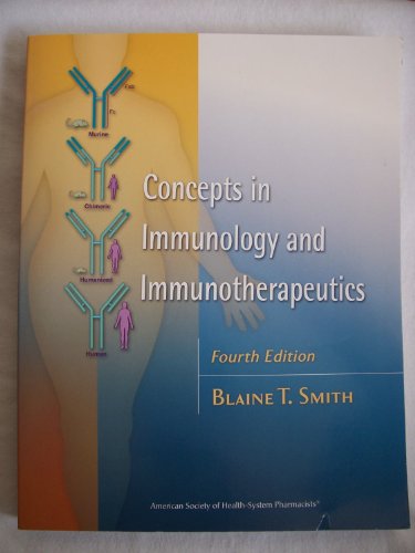 Stock image for Concepts in Immunology and Immunotherapeutics for sale by Hay-on-Wye Booksellers