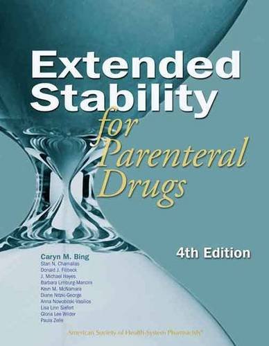 Stock image for Extended Stability for Parental Drugs for sale by Mispah books