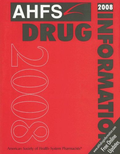 Beispielbild fr AHFS Drug Information zum Verkauf von Better World Books