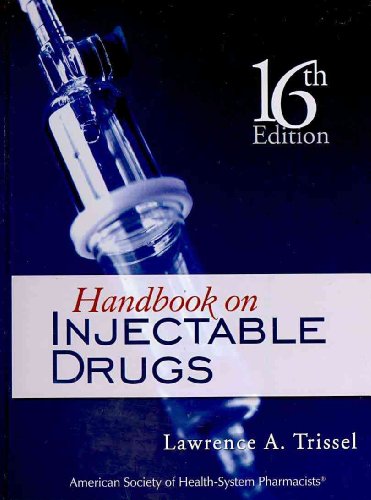 Stock image for Handbook on Injectable Drugs for sale by Mispah books