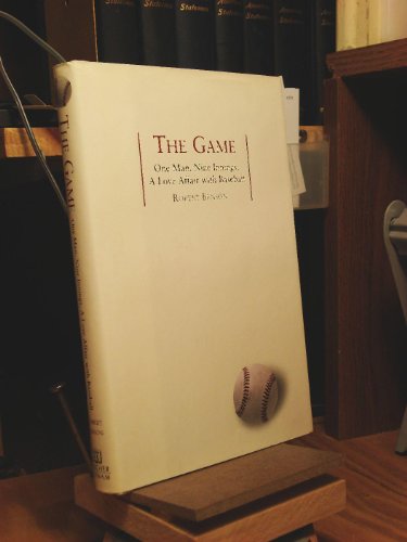 Beispielbild fr The Game: One Man, Nine Innings, A Love Affair with Baseball zum Verkauf von Granada Bookstore,            IOBA