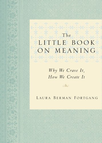 Imagen de archivo de The Little Book on Meaning : Why We Crave It, How We Create It a la venta por Better World Books