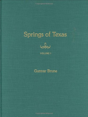 9781585441969: Springs of Texas: Volume I (Texas A&M University Agriculture Series)