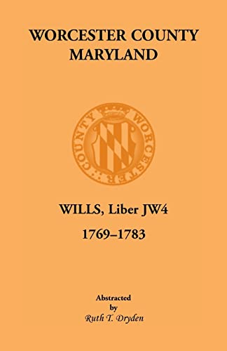 Beispielbild fr Worcester Will Books, Liber Jw4. 1769-1783 zum Verkauf von Chiron Media