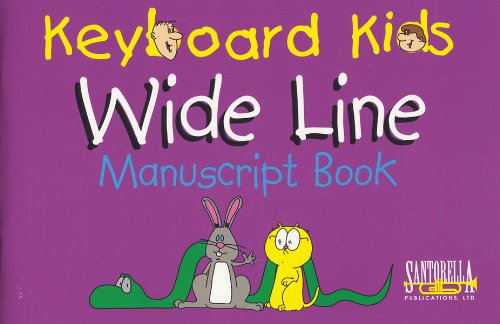 Beispielbild fr Keyboard Kids - Wide Line - Manuscript Paper zum Verkauf von GF Books, Inc.