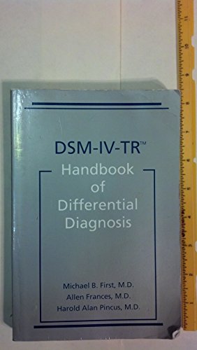 Beispielbild fr Dsm-IV-Tr(r) Handbook of Differential Diagnosis zum Verkauf von ThriftBooks-Dallas