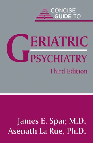 Imagen de archivo de Concise Guide to Geriatric Psychiatry a la venta por Orion Tech